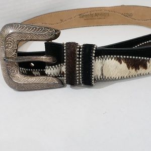 Beautiful Streets Ahead calfhair belt